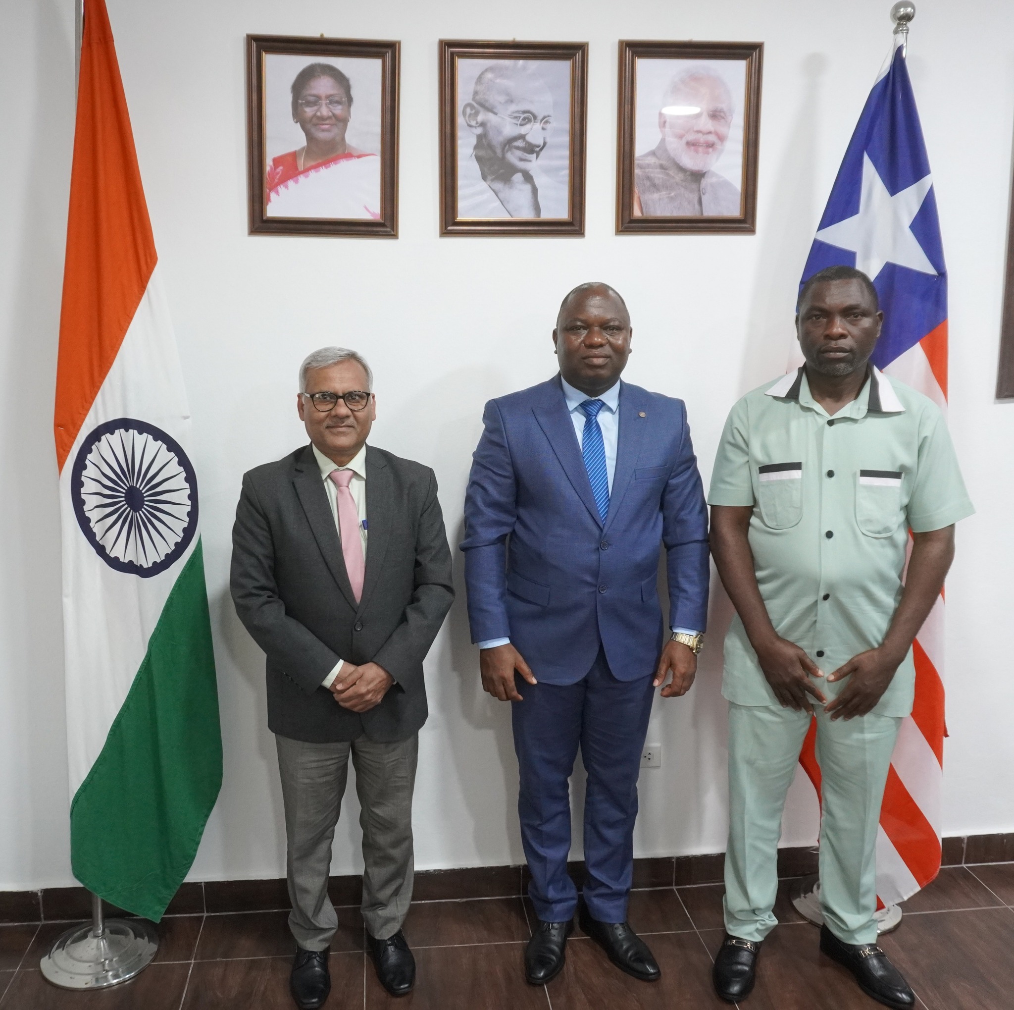 Meeting of Ambassador with Hon. Nehker E. Gaye, Chairman of House Committee on Foreign Affairs and Hon. Anthony F. Williams, Representative, Maryland County - 22 April 2026.